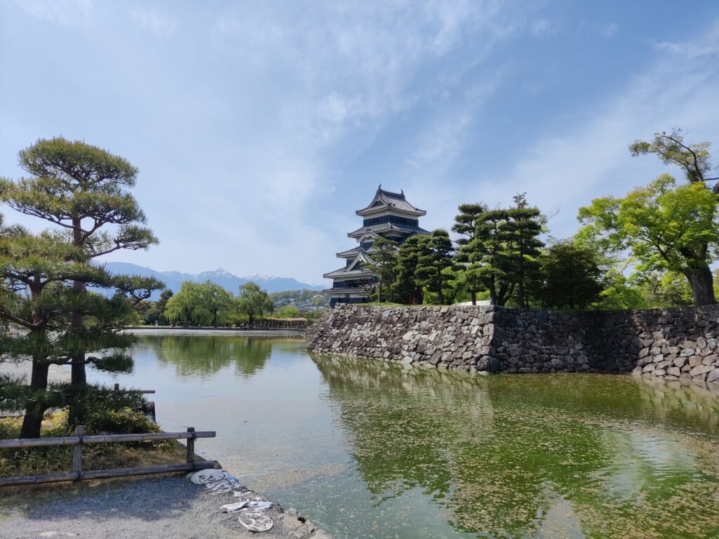 View of Matsumoto Castle Nagano Japan